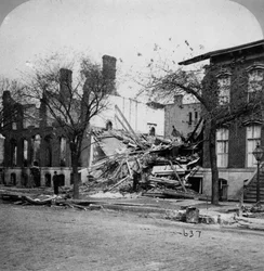 Límite Sur del Incendio de Chicago de 1871, 1871